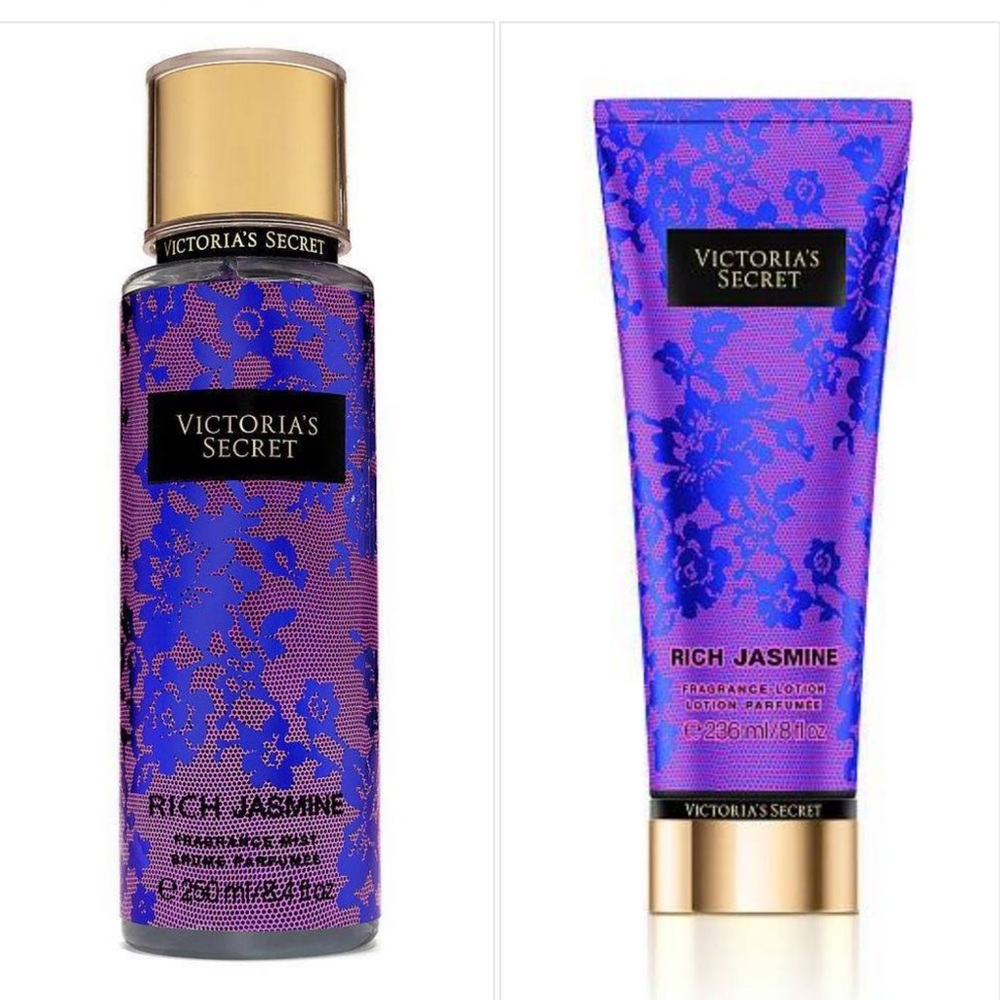 NEW HTF VICTORIA'S SECRET JASMINE SPRAY & LOTION